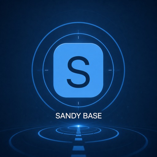 Sandy Base camera-orbit emblem